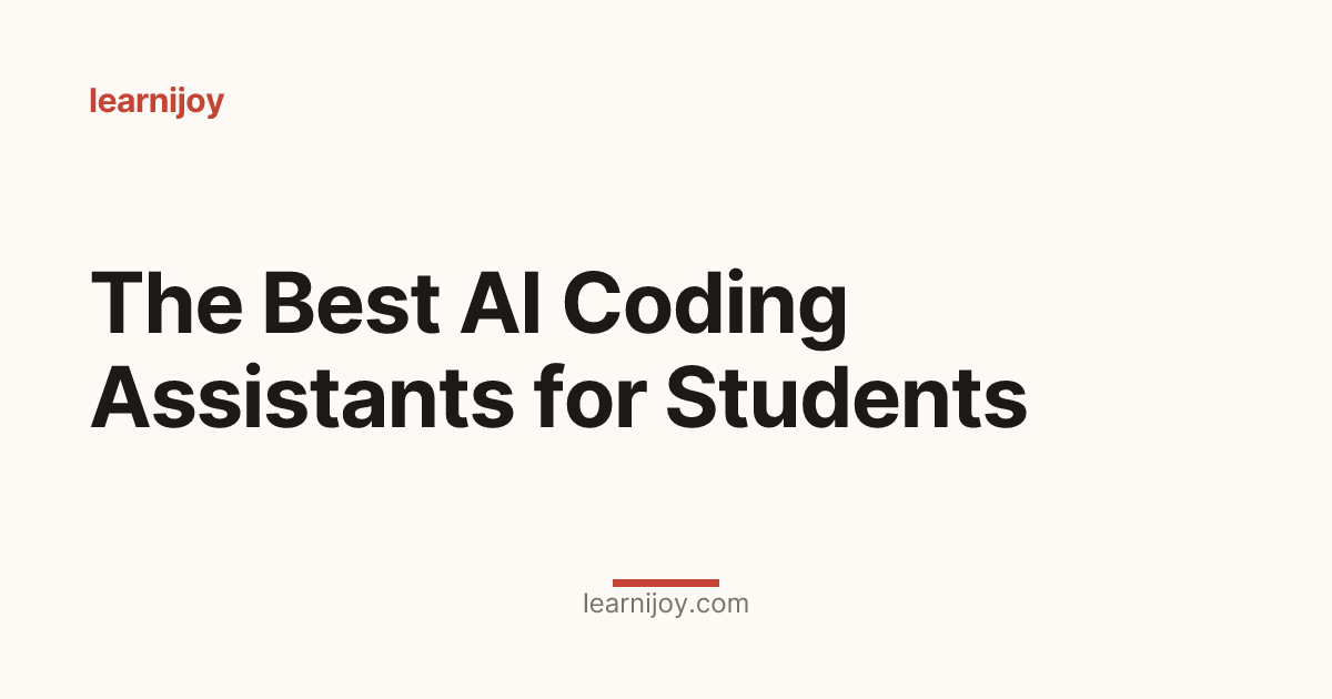The Best AI Coding Assistants for Students